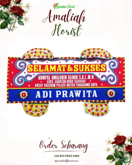 Papan Bunga Ucapan Selamat Cokadongdong